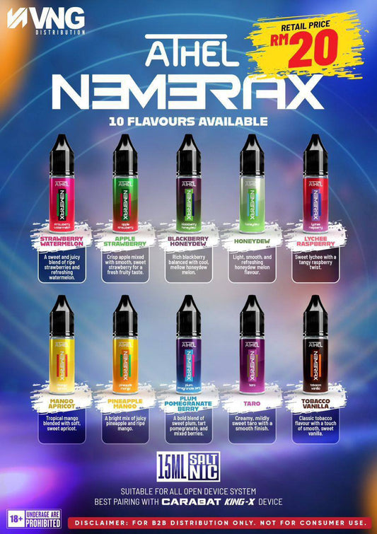 ATHEL N3M3RAX 15ML SaltNic