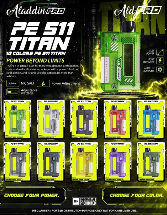 Aladdin PE 511 Titan / Empty Cartridge