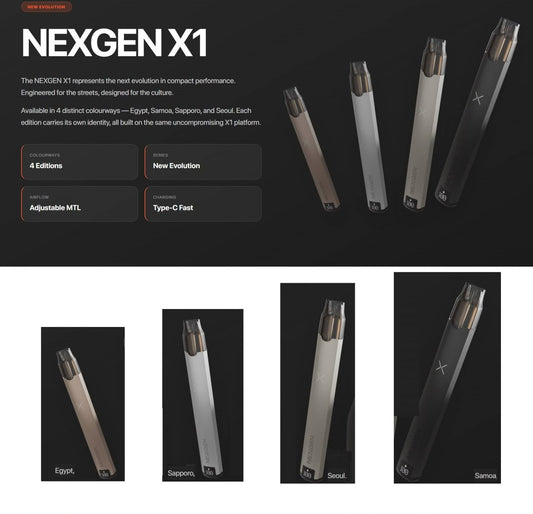 Nexgen X1 Device Compatible with Kohs / Sera / Syok / Nano ( Closed Pod System )
