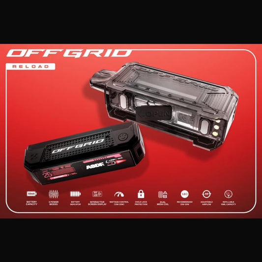 ASDF OFFGRID Reload Starter Kit Unplug VAPETAPE