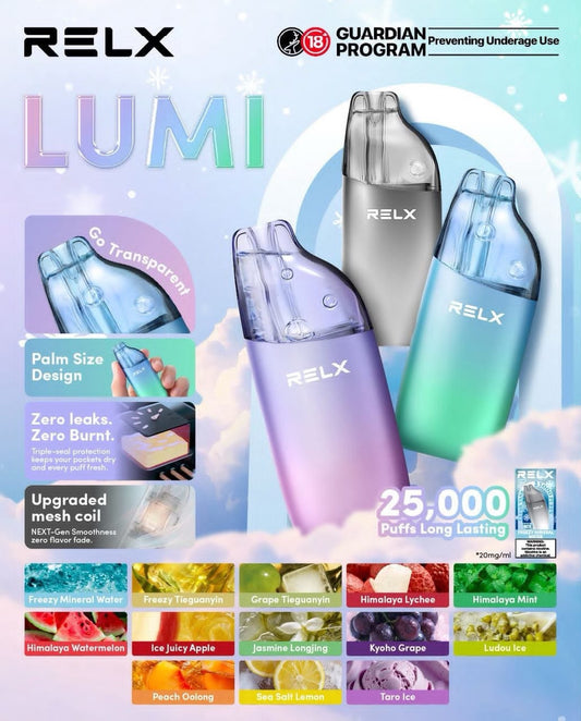 RELX Lumi 25000 Puffs