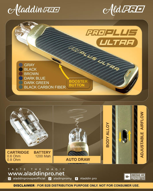 Aladdin Pro Plus Ultra And Cartridge
