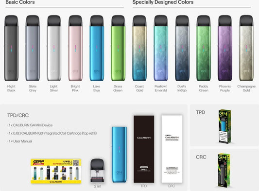 Uwell Caliburn G4 Mini Pod Kit