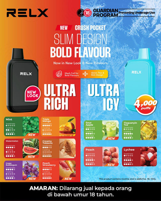 RELX Crush Pocket 4000