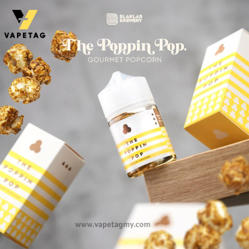 The Popping Pop 60ml by BLAKLAB Caramel Butter Popcorn