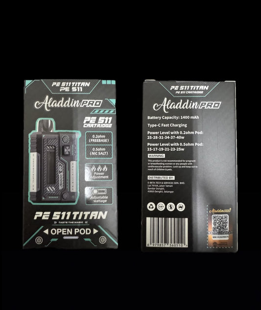 aladdin PE 511 Titan / Empty Cartridge
