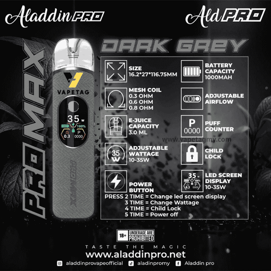 aladdin pro max device